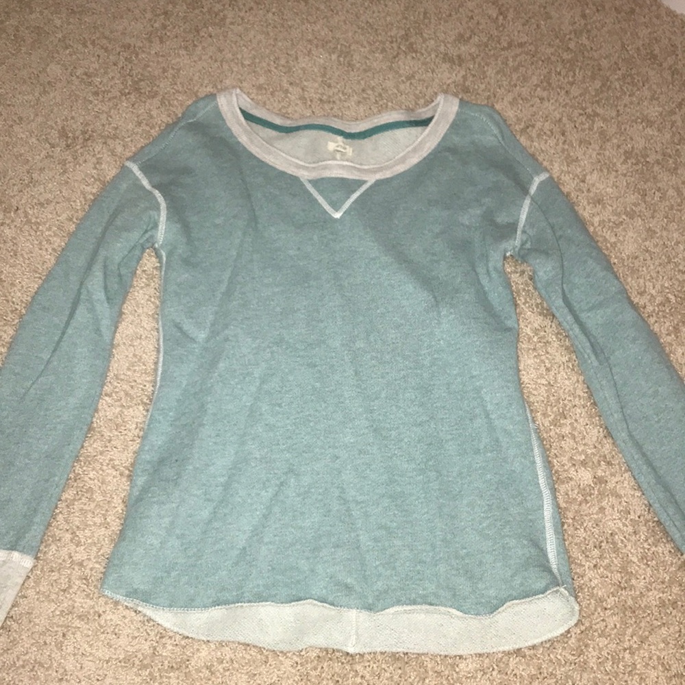 Aerie Mint Crew Neck Sweatshirt